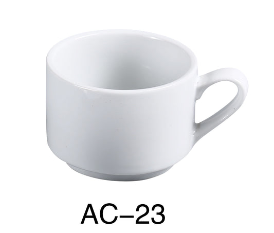 Yanco AC-23 ABCO Stackable Coffee/Tea Cup | Kitchen + Metal