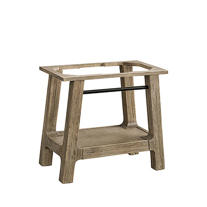 Auburn 31.5" Single Sink Console, Weathered Timber