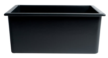 ALFI brand AB2418UD 24" x 18" Fireclay Undermount / Drop In Fireclay Kitchen Sink