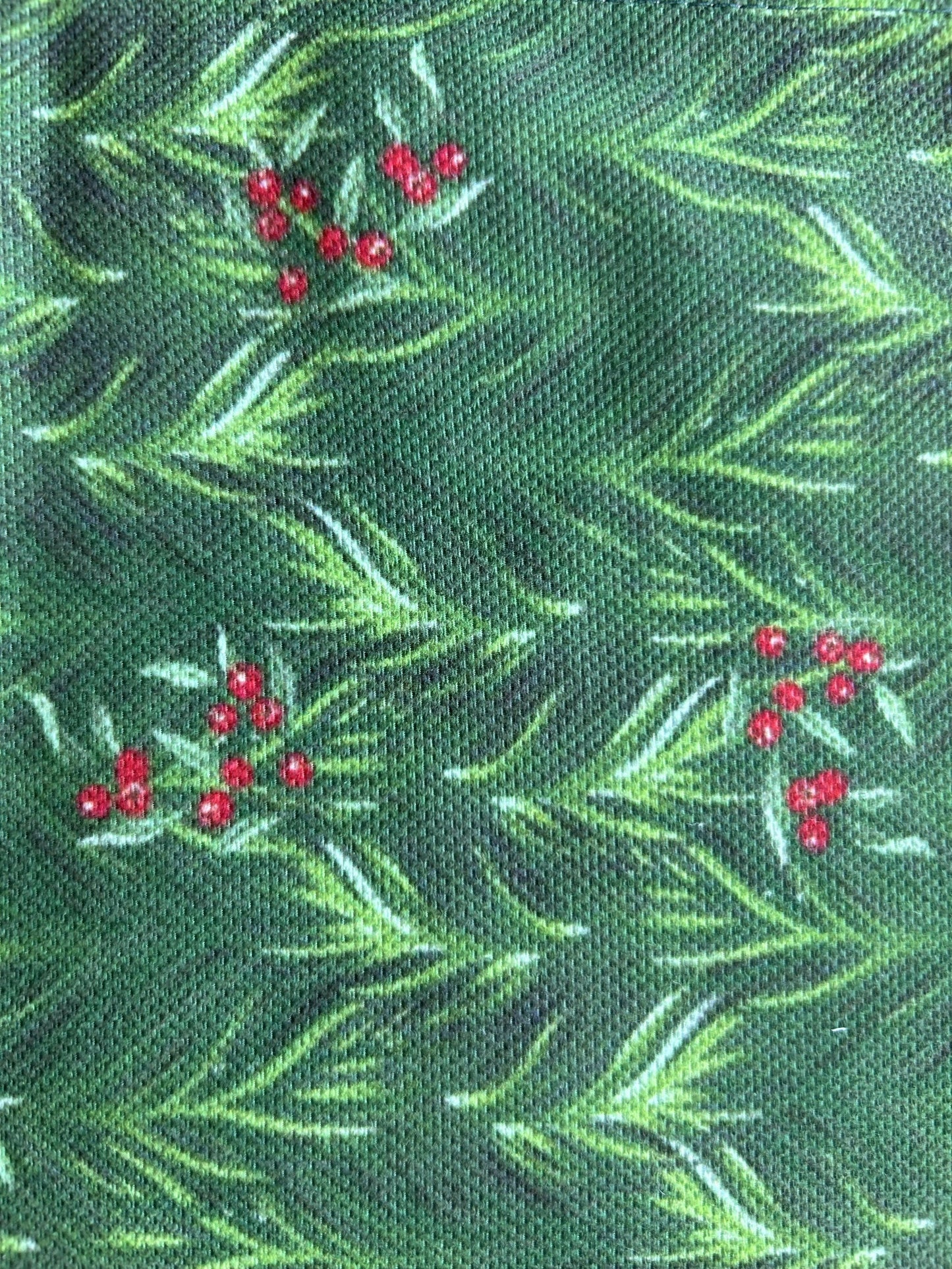 Holiday Runner Holly Berry and Greenery