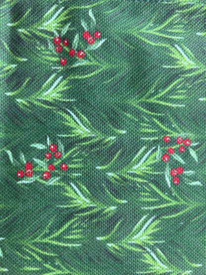 Holiday Runner Holly Berry and Greenery