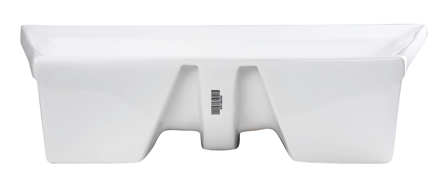 EAGO  EAGO BA142  28" Rectangular Porcelain Bathroom Vessel Sink with Single Hole