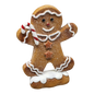 Gingerbread Cookie Figurine - Candy Cane Boy