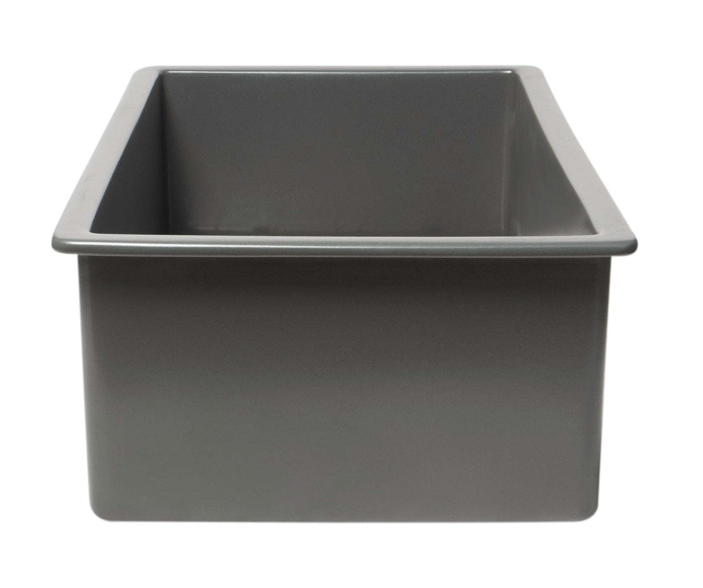 ALFI brand ABF3219SUD 32" x 19" Fireclay Single Bowl Undermount / Drop In Kitchen Sink w Grid