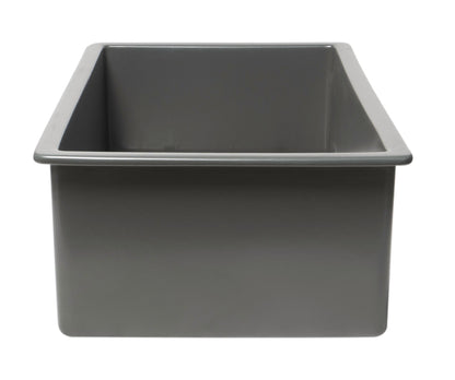 ALFI brand ABF3219SUD 32" x 19" Fireclay Single Bowl Undermount / Drop In Kitchen Sink w Grid
