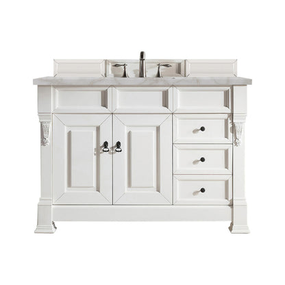 Brookfield 48" Single Vanity Cabinet, Bright White