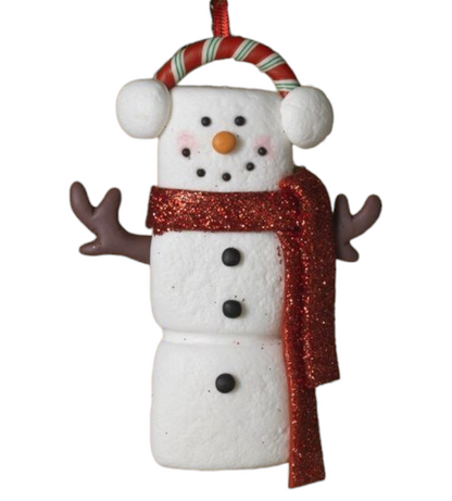 Toasty Warm Snowman Ornament -