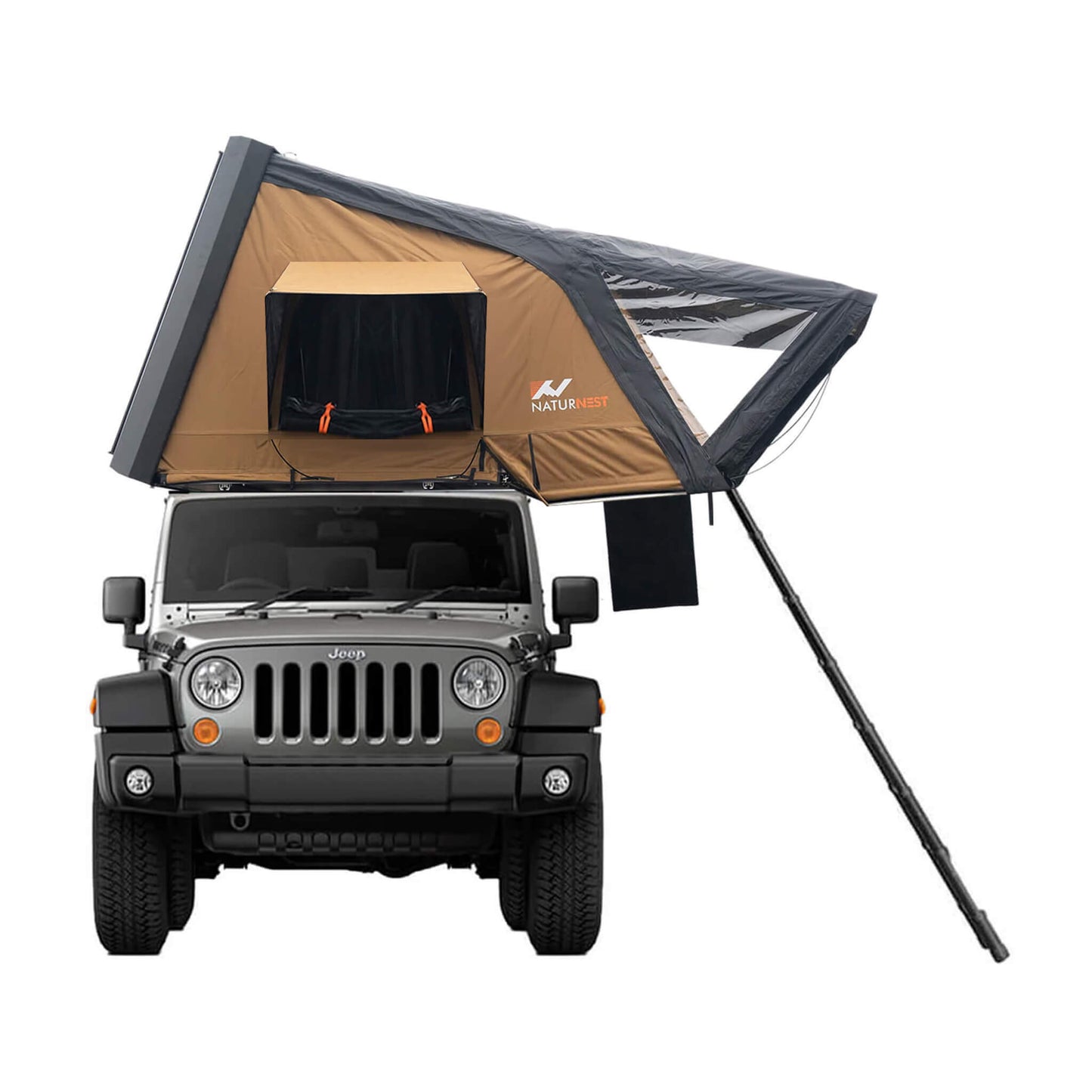 Naturnest Sirius 3 Premium 2XL 3-Person Clamshell Roof Top Tent (SAK62917)