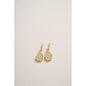 Nautilus Drop Earrings Gold