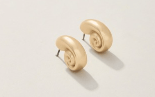 Nautilus Earrings Gold