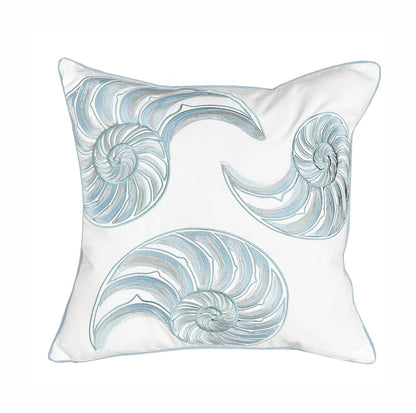 Nautilus Shell Indoor/Outdoor Pillow