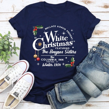 White Christmas Movie Poster, Super Soft Tshirt, Classic, Musical