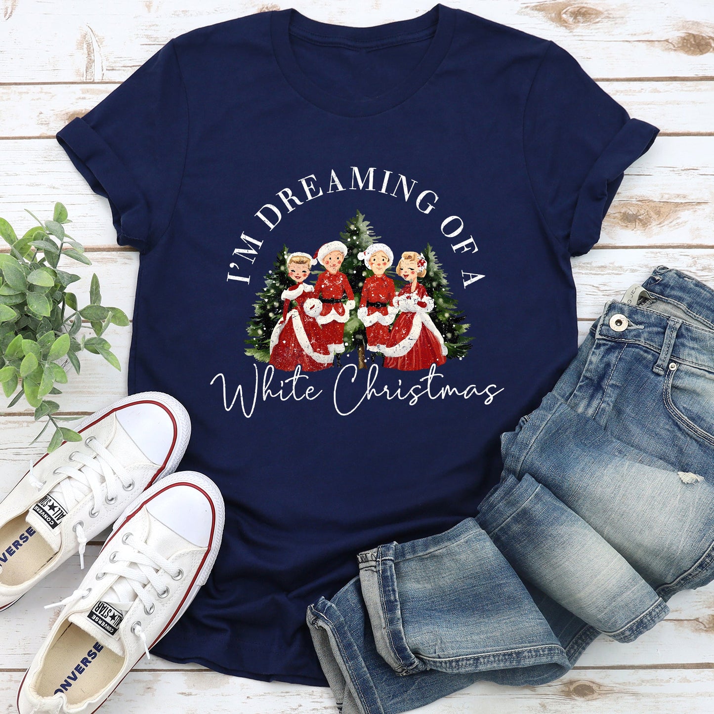 I'm Dreaming Of A White Christmas Movie, Super Soft Tshirt, Classic, Musical