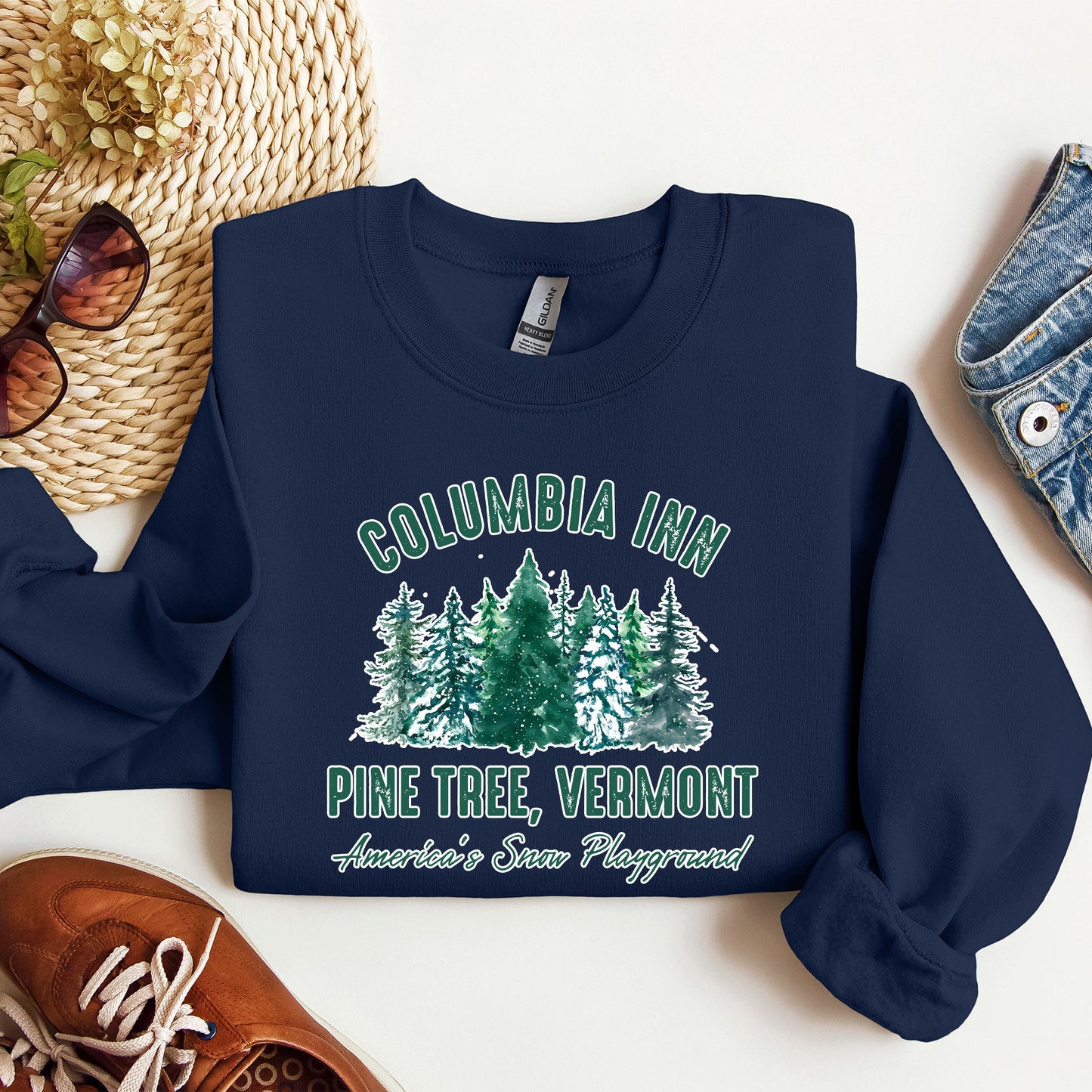 Columbia Inn, White Christmas Movie, Sweatshirt, Classic, Musical
