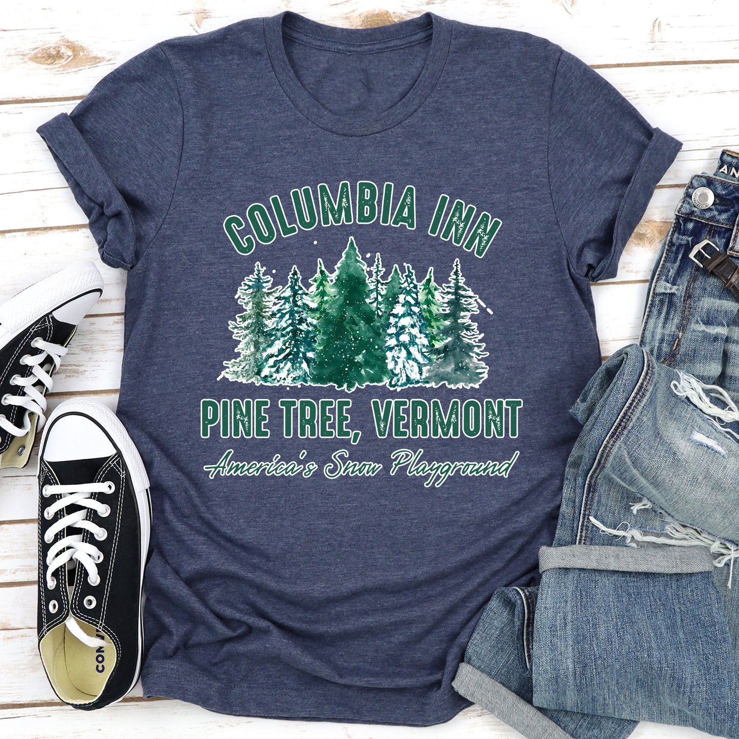 Columbia Inn, White Christmas Movie, Super Soft Tshirt, Classic, Musical