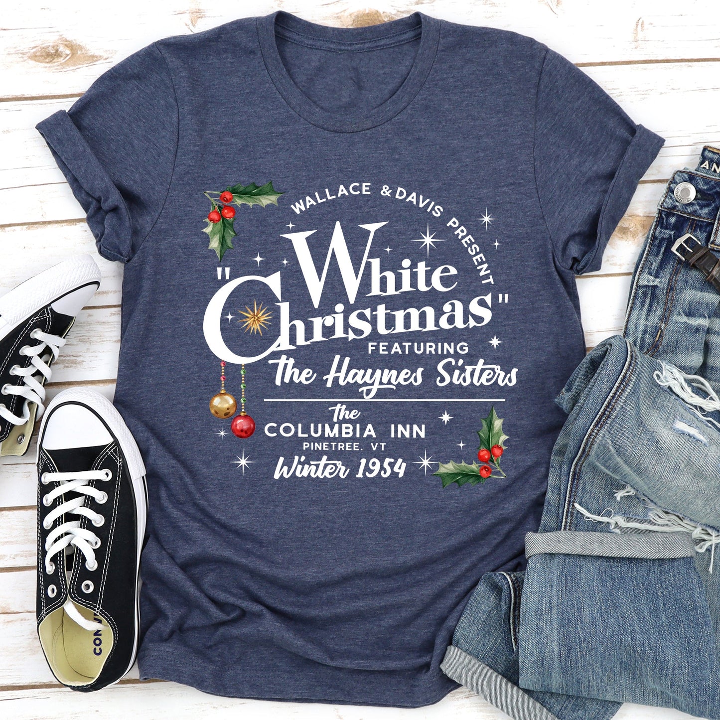 White Christmas Movie Poster, Super Soft Tshirt, Classic, Musical