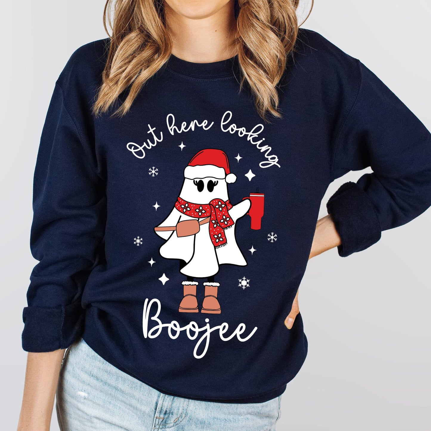 Boojee Ghost, Trendy Christmas, Bougie, Funny, Christmas Sweatshirt