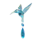 Acrylic Iridescent Hummingbird Ornament -