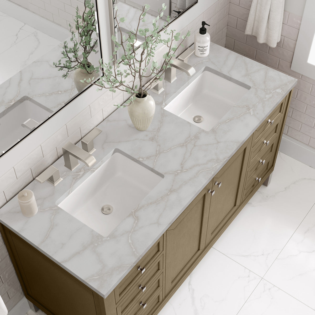 Chicago 60" Double Vanity