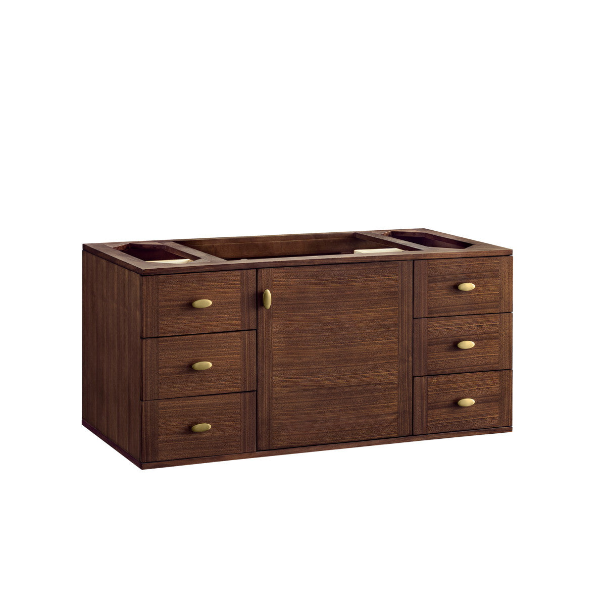Amberly 48" Single Vanity Cabinet, Mid-Century Walnut