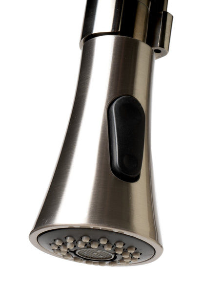 ALFI brand ABKF3001 Kitchen Faucet with Black Rubber Stem