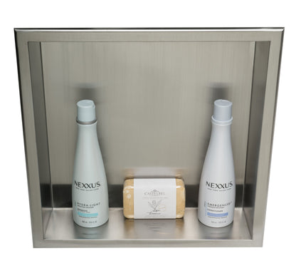 ALFI brand ABN1616 16 x 16  Square Single Shelf Bath Shower Niche