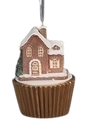 Lighted Gingerbread House Ornament - Cottage