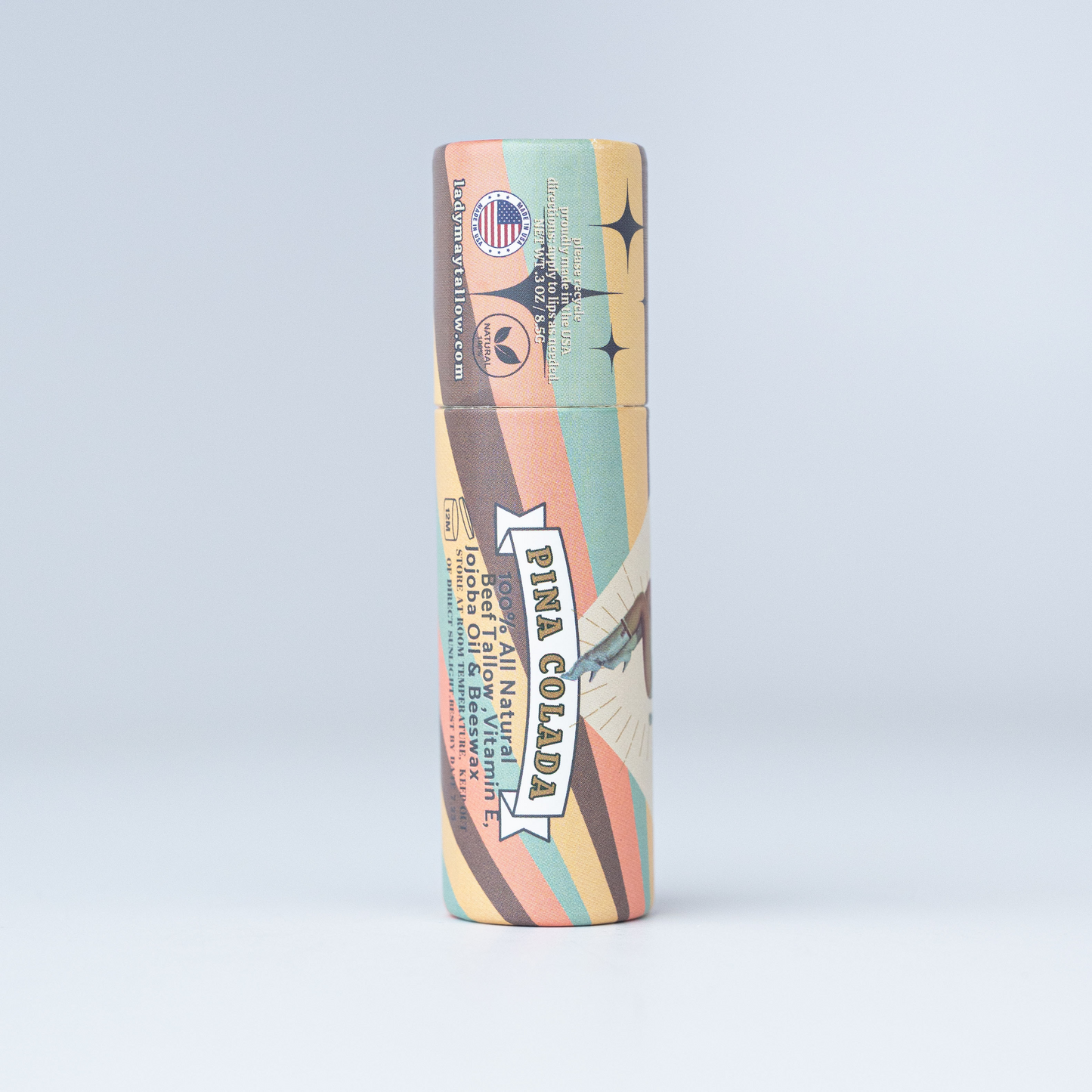 Tallow Lip Balm Multipack - Citrus, Vanilla, Mint, Pina Colada