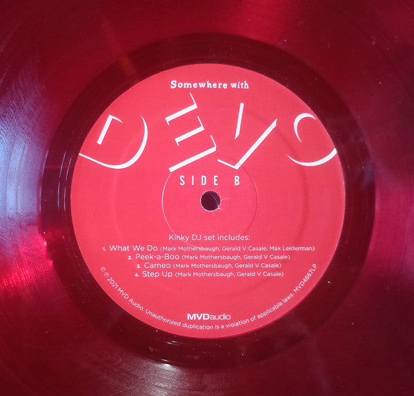 Somewhere With Devo (RED VINYL) | Mint (M) Mint (M)