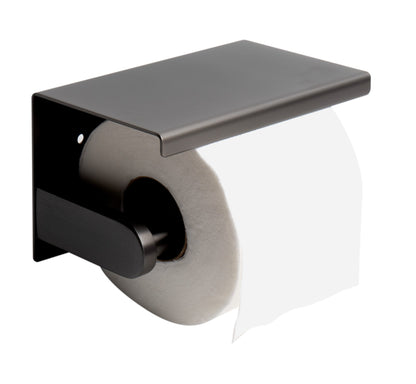 AlFI brand ABTPP66 Stainless Steel Toilet Paper Holder with Shelf