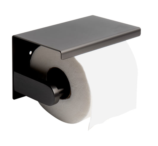 AlFI brand ABTPP66 Stainless Steel Toilet Paper Holder with Shelf