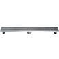 ALFI brand  ABLD32D 32" Modern Stainless Steel Linear Shower Drain with Groove Lines