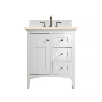 Palisades 30" Single Vanity Cabinet, Bright White
