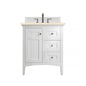 Palisades 30" Single Vanity Cabinet, Bright White