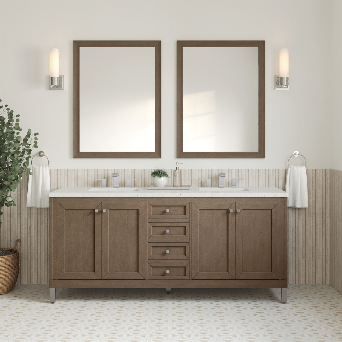 Chicago 72" Double Vanity Cabinet