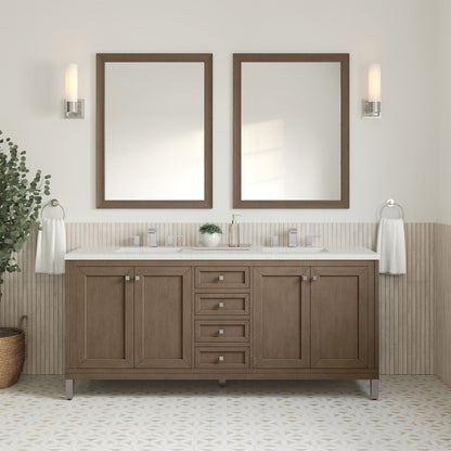 Chicago 72" Double Vanity Cabinet