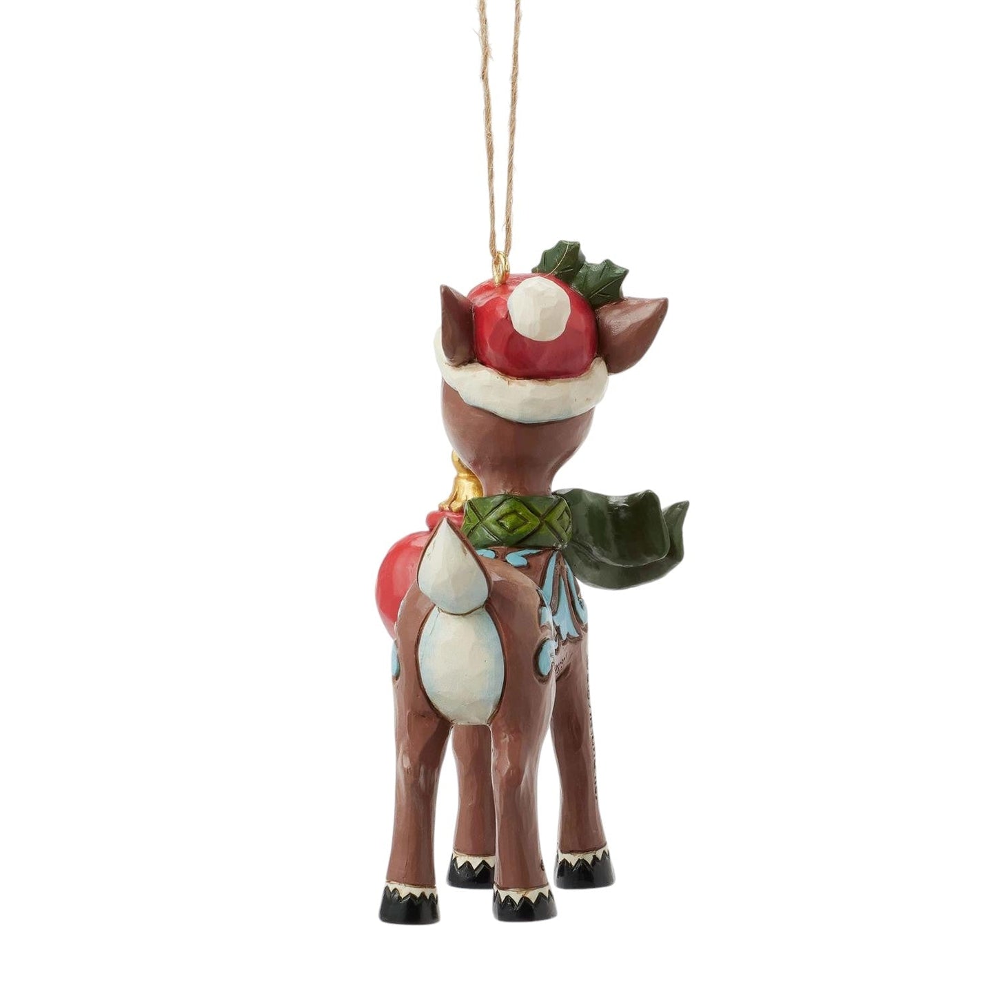 Rudolph with Oversized Ornament - Dated 2025