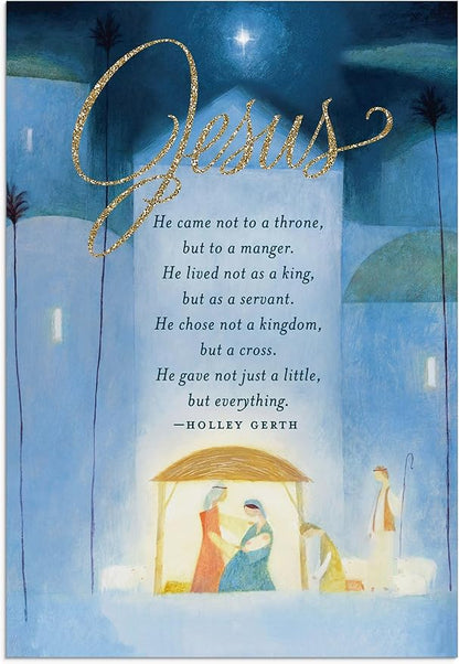 Jesus He Came Not to a Throne - 18 Cards