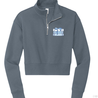 Customizable: Girly Book Club Half Zip