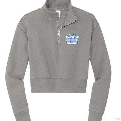 Customizable: Girly Book Club Half Zip