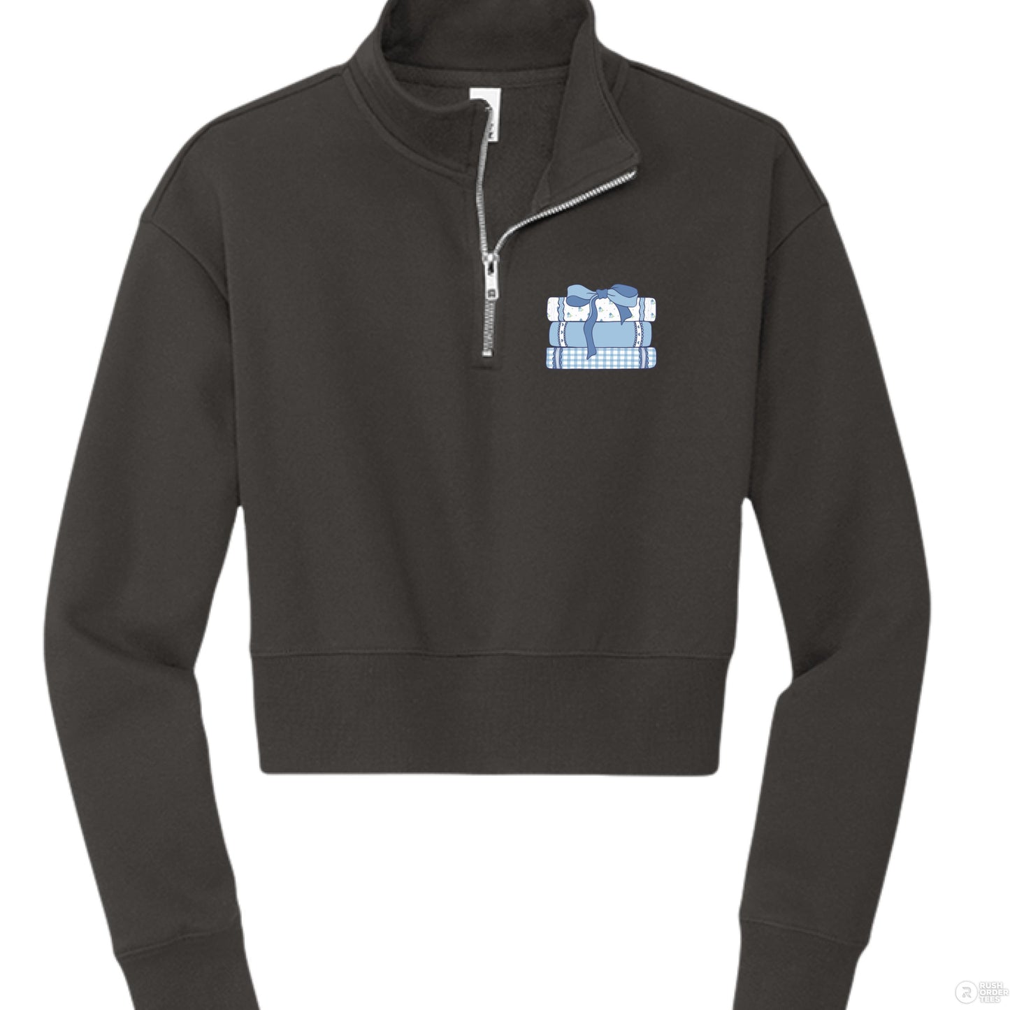 Customizable: Girly Book Club Half Zip