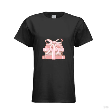 Customizable: Pink Coquette Book Club Tee