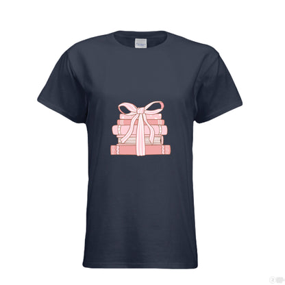 Customizable: Pink Coquette Book Club Tee