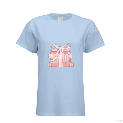 Customizable: Pink Coquette Book Club Tee
