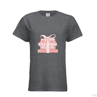 Customizable: Pink Coquette Book Club Tee