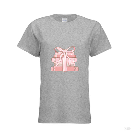 Customizable: Pink Coquette Book Club Tee