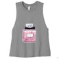 Customizable: Floral Perfume Vibes Racerback Cropped Tank