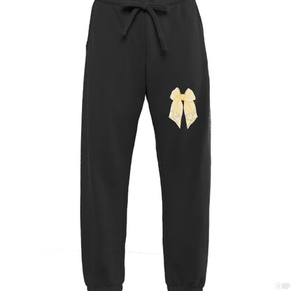 Customizable: Butter Yellow Floral Bow Sweats