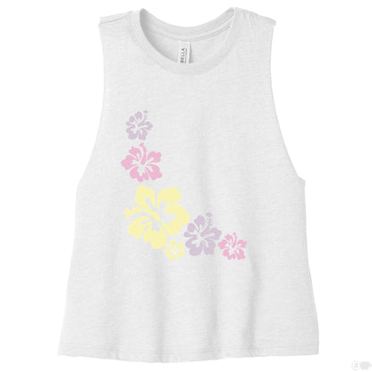 Customizable: Island Vibes 2 Racerback Cropped Tank