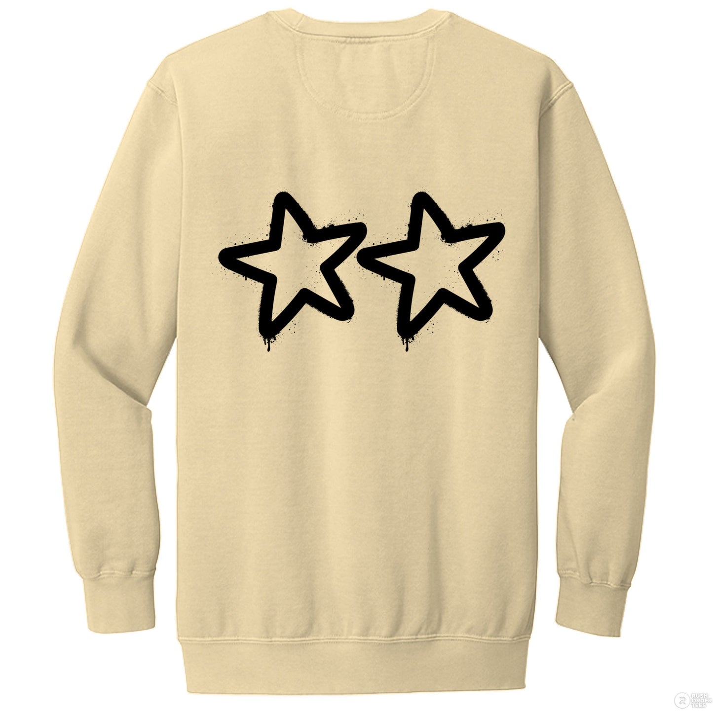 Customizable: Graffiti Stars Crewneck Sweatshirt